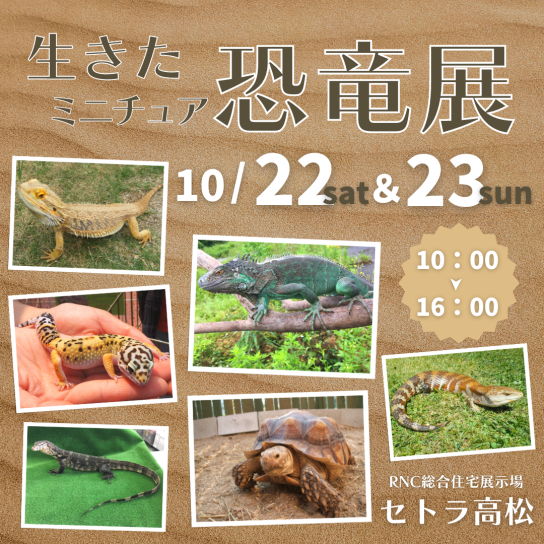 生きたミニチュア恐竜展